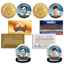 Shohei Ohtani &amp; Babe Ruth Licensed 24K Gold Plated Jfk Half Dollar 2-Coin Set - £15.65 GBP