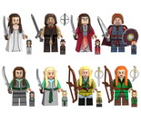 8Pcs Lord of The Ring Elves Minifigure Aragorn Boromir Legolas Tauriel B... - £17.86 GBP