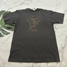 Cinch Mens Americana Tattoo Print Tee Size L Gray Eagle USA Pride Flash ... - $376.14 MXN