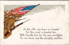 WW1 Friendly Love for Those Who Fight 1919 Postcard Z2 - $6.95
