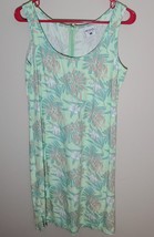 Columbia Womens Small Dress Sleeveless Zip Viscose Blend Hawiian Floral - £14.97 GBP