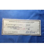 1946 PITTSBURGH FORT WAYNE &amp; CHICAGO RAILWAY CO.PHILADELPHIA NATIONAL BA... - $368.54 MXN
