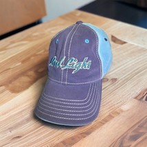 Rare Bud Light Beer Script Hat - Budweiser Anheuser Busch cap blue teal ... - $143.34 MXN