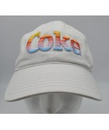 COCA COLA Adjustable Baseball Cap Coke Rainbow colored logo - £11.67 GBP