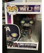 Funko Pop! Marvel What If...? Zombie Captain America #941 Vinyl Figure NIB - $13.36 CAD