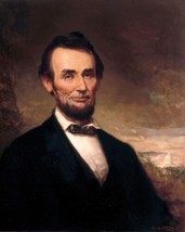President Abraham Lincoln Portrait US Civil War Painting Giclee Print Canvas - £8.32 GBP+
