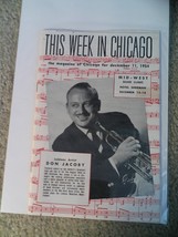 Vintage 1954 Booklet This Week in Chicago Tourist Magazine - $18.81