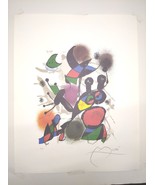 Joan Miro Lithographic Composition Reproduction 120/500 Mixed Media, 49.... - €129,13 EUR