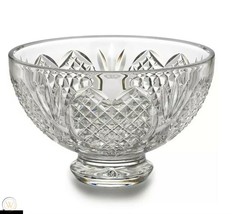 Waterford Ireland Wedding Heirloom Crystal Footed Bowl Hearts Cut Glass ... - $70.13