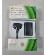 Authentic Xbox 360 Play &amp; Charge Kit OEM FACTORY SEALED NUF-00001 - £26.01 GBP