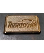 Thistledown Horse Track Racing Gold Plated Money Clip - £21.94 GBP
