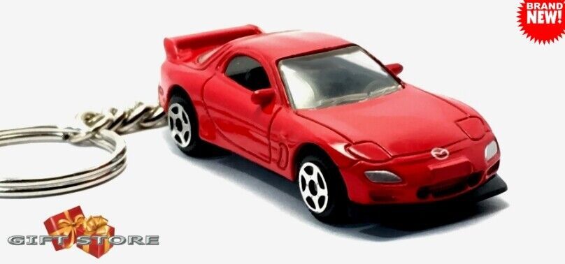 RARE HTF KEY CHAIN RED MAZDA RX7 FD JAPAN DRIFT CAR CUSTOM GREAT GIFT ...