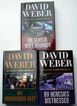 David Weber Safehold 1-3 Armegeddon Reef~Schism Rent Asunder~Heresies Distressed - £17.99 GBP