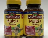 2 Pack - Nature Made Multi + Ginseng Energy Support, 60 Capsules Each, E... - $26.59