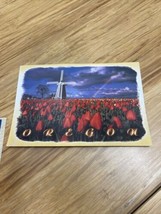 Vintage Lot of 2 Windmill State of Oregon Postcard Flowers Souvenir Trav... - £9.32 GBP