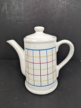 Vintage Mardi Gras Collection Mt. Clemens Pottery 7.5 Inch Tea Pot - £19.06 GBP