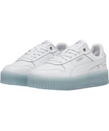 PUMA Women&#39;s Carina Street Shoes Sneaker, White-White-Silver, 8.5 - $101.76 CAD