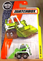 2015 Matchbox 50/125 MBX Construction SKIDSTER White-Green w/Chrome Hub Spokes - £8.60 GBP