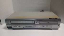 Sanyo (DVW-7100A) VCR DVD Combo Player - Silver No Remote For Part AS-IS - $21.77