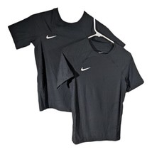 Kids Nike ADV Vapor Knit Soccer Shirts Black Dri-FIT Vaporknit Youth Med... - £41.28 GBP