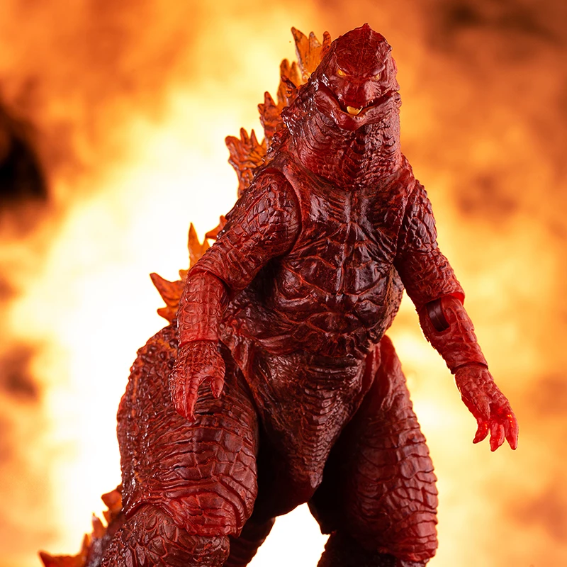 Bandai NECA 2019 Red Fire Godzilla  Burning Articulated PVC Action Figure Kids - £27.11 GBP+