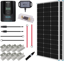  Solar Panel Premium Kit with 200W Monocrystalline Solar Panel+20A Rover... - £476.07 GBP