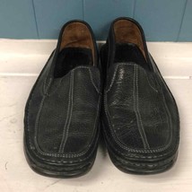 Johnston and Murphy black men’s leather loafers size 11M - $40.20