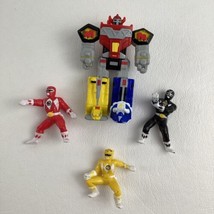 Mighty Morphin Power Rangers Mini PVC Figures Megazord Red Black Vintage... - $34.60