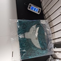 NY Collection ITU2146 Women's Green & Black Paisley 3/4 Sleeve Blouse Top Sz PXL image 9