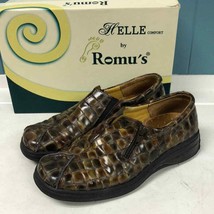 Helle comfort by Romu’s tan brown Cario flats 5132-f-t women’s size 38 - £39.54 GBP
