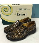 Helle comfort by Romu’s tan brown Cario flats 5132-f-t women’s size 38 - £40.23 GBP
