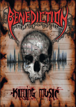BENEDICTION Killing Music FLAG CLOTH POSTER BANNER CD DEATH METAL - $20.00