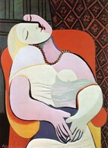 Art Women Asleep in an Armchair (The Dream 1932) Print Giclee Canvas - £9.02 GBP+