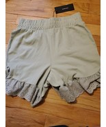 Vero Moda Veto Moda Juna Ruffle Hem Stretch Cotton Pull On Shorts NWT - $220.22 MXN