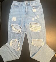 SHEIN Distressed Jeans Women’s M (6) Blue - $8.88