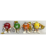 Lot of 4 M&amp;M&#39;s Character Flashlights with Clips - Red, Green, Orange, &amp; ... - £11.46 GBP