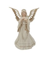 LENOX ANGELIC VISIONS PORCELAIN 8&quot; ANGEL CHRISTMAS TREE TOPPER MINT - $752.25 MXN