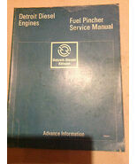 Detroit Diesel Fuel Pincher 8.2 Operators Service Shop Repair Manual x - $3,315.42 MXN