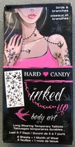  Hard Candy Inked Up Body Art Temporary Tattoos Hearts &amp; Crown Chain - £5.24 GBP