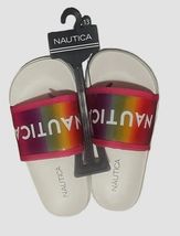 Nautica Girls Metallic Slides Sandals Size 13 New With Tags - $20.52 CAD