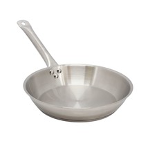 MegaChef  Professional Kitchen 10 Inch Round Stainless Steel Fry Pan in Silver - $2,025.96 MXN