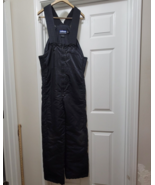 Vintage Yamaha Cold Weather Gear Black Insulated Snowmobile Bibs Quilted... - $1,307.88 MXN