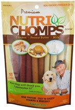 Pork Chomps Premium Nutri Chomps Assorted Flavor Twist - MIni - £28.23 GBP