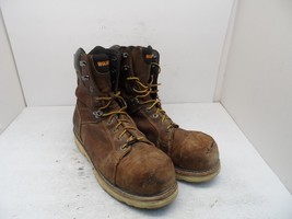WOLVERINE Men&#39;s 8&quot; I-90 Durashocks SafetyToe CSA Work Boots W17463 Brown 13EW - £37.30 GBP