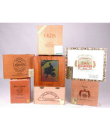 Empty Cigar Boxes!! Lot of Assorted 7 Wood Boxes!-Good Condition - $70.11