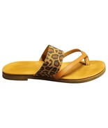 Report Flip Flop Sandals Womens US 6 Brown Multi Leopard Print Comfort S... - $452.40 MXN