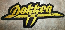 Dokken~Heavy Metal Rock~Embroidered Patch~Iron or Sew on~@ 5&quot; x 2&quot;~FREE ... - $87.47 MXN