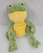 Vintage Target Stores Corporation Green Yellow Plush Frog Beanbag Blue Spots Toy - £155.05 GBP