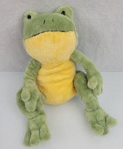 Vintage Target Stores Corporation Green Yellow Plush Frog Beanbag Blue S... - £148.99 GBP