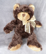 Ganz Chocolate Fondue Bear Plush Teddy Stuffed Animal Toy - $9.88
